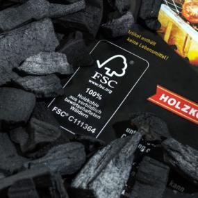 100 percent Holzkohle